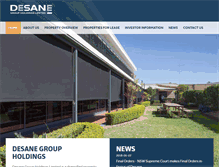 Tablet Screenshot of desane.com.au